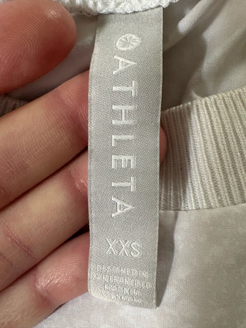 Athleta Zephyr Print Tank Top in the Viper Gray - Picture 4 of 7